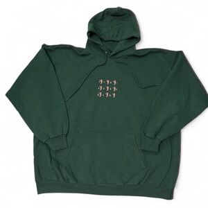 Hanes Forest Green Hoodie Pattern XL‎